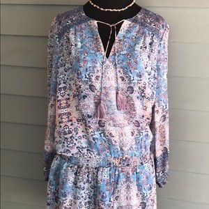 NWT Joie long sleeved shirt silk dress - XS